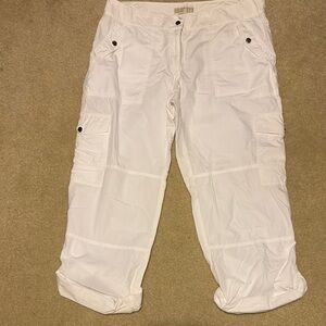 MICHAEL Michael Kors Women's White Cargo Shorts